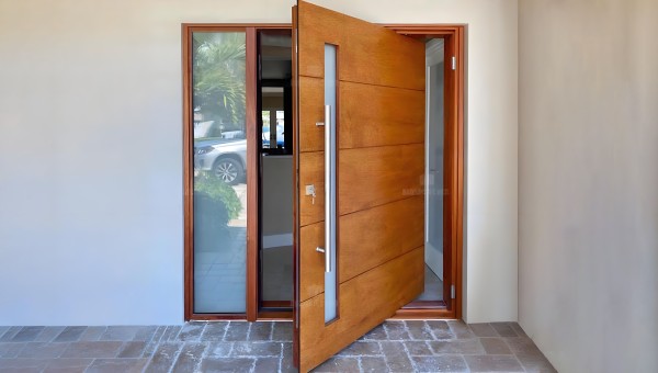 Aluminum Pivot Entrance Doors for Luxury Villas & Projects