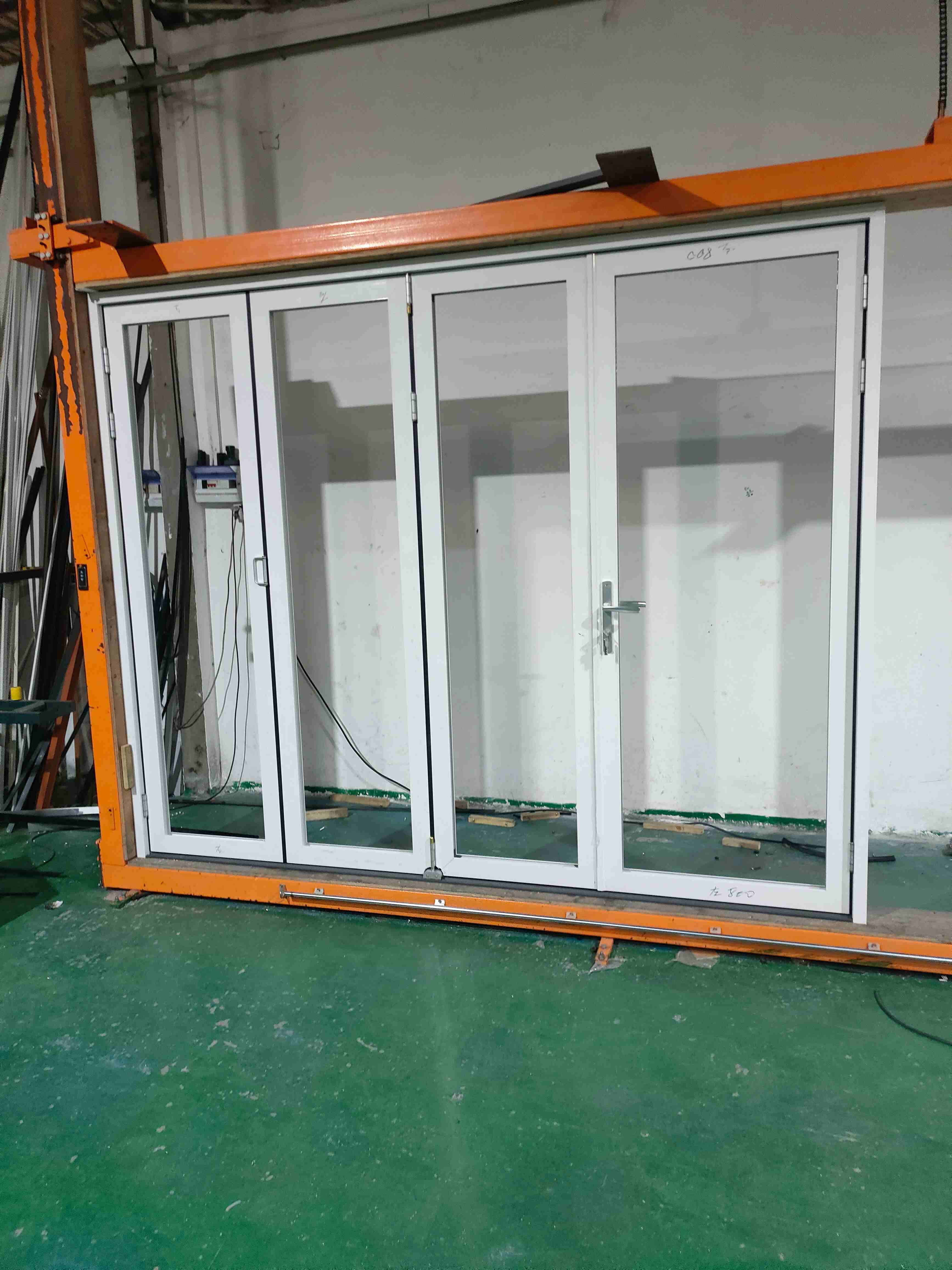 BC2063 - Porte pliante en aluminium, épaisseur 1.4 mm