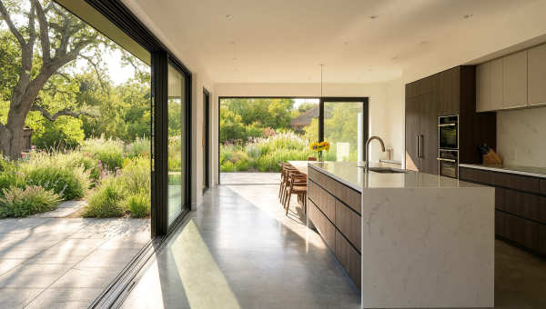 Portes coulissantes en aluminium : des solutions élégantes pour les cuisines et bien plus encore