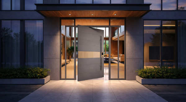 Конструкция входной двери из алюминия для проектов: что оценивают покупатели перед составлением спецификации.