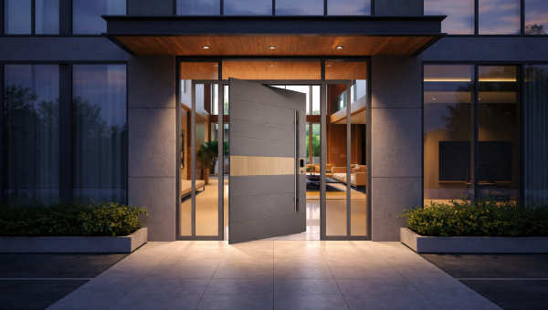 Конструкция входной двери из алюминия для проектов: что оценивают покупатели перед составлением спецификации.