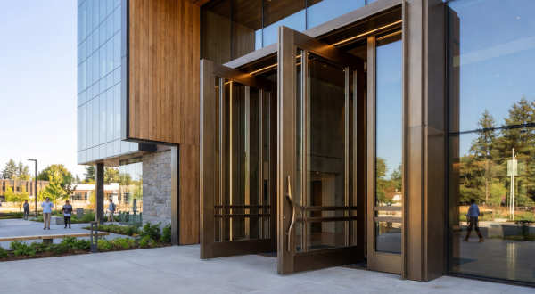 Выбор высокоэффективных поворотных дверей для коммерческих и крупномасштабных проектов.