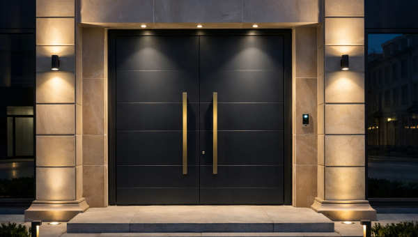 Spécification des portes extérieures des bâtiments commerciaux : Guide technique d'approvisionnement