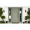Armored Flat Panel Aluminum Entry Door for Office & Villa Projects