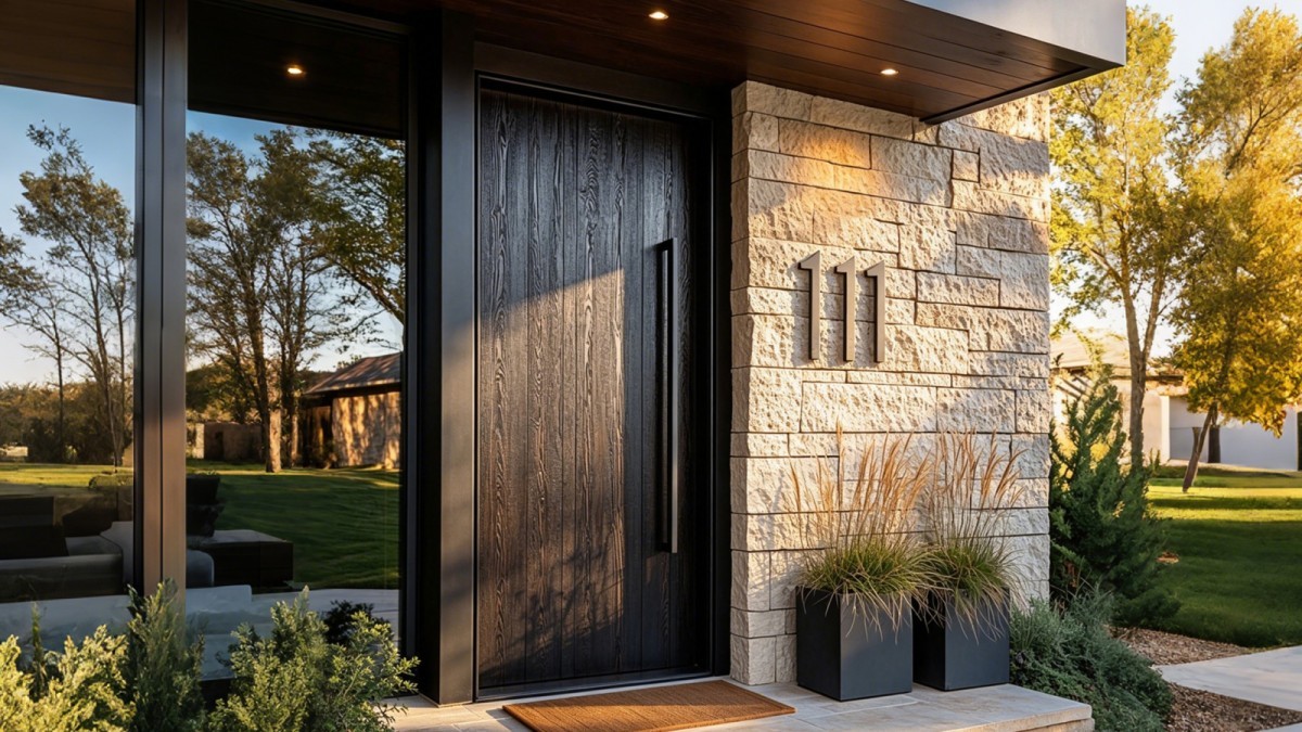 UV transfer finish option for residential and commercial doors