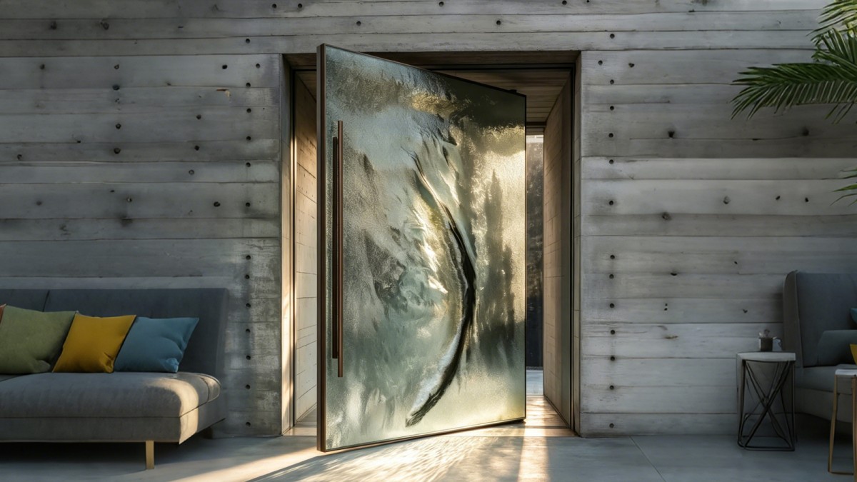 Custom UV transfer aluminum door decorative panel