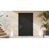 Sunken Engraving Cast Aluminum Door Panel for Villas & Commercial Projects