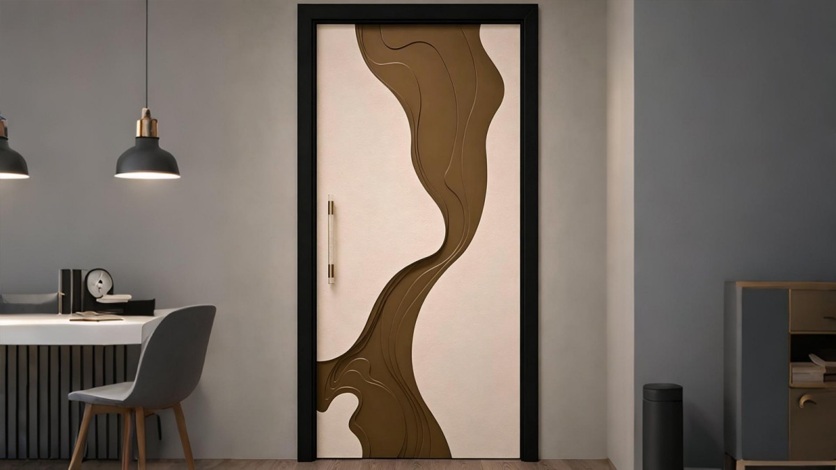 Cut-through relief cast aluminum door for custom architectural application