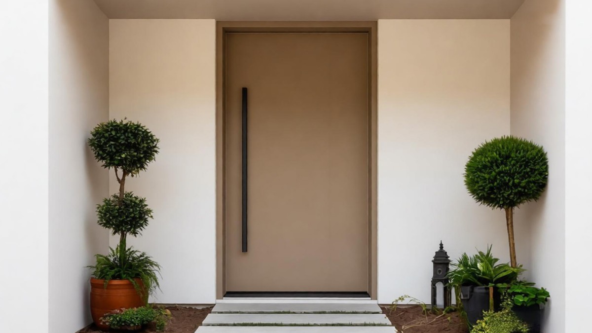 Korean-style stainless steel door anti-pry lock and insulated core