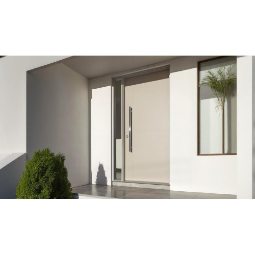 Korean Stainless Steel Flat Panel Door | Fluorocarbon Finish