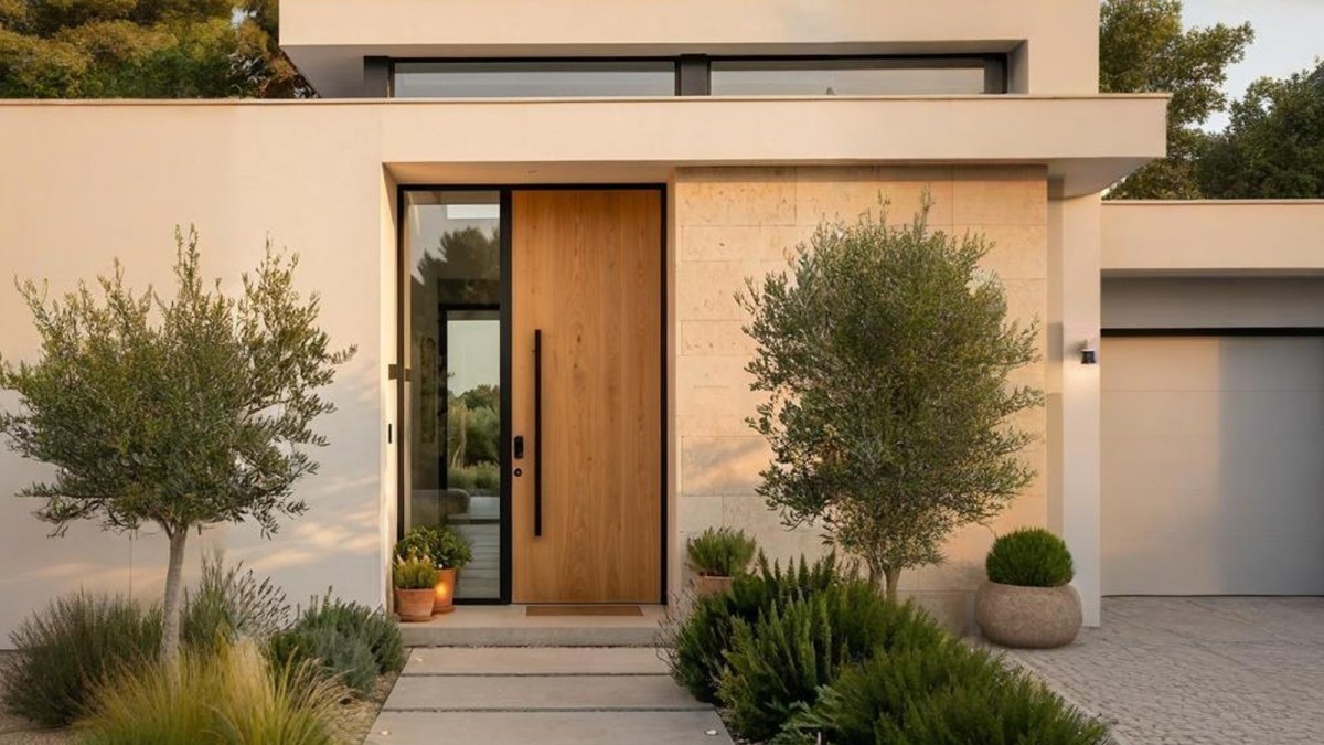 Korean-style stainless steel transfer texture door view 2