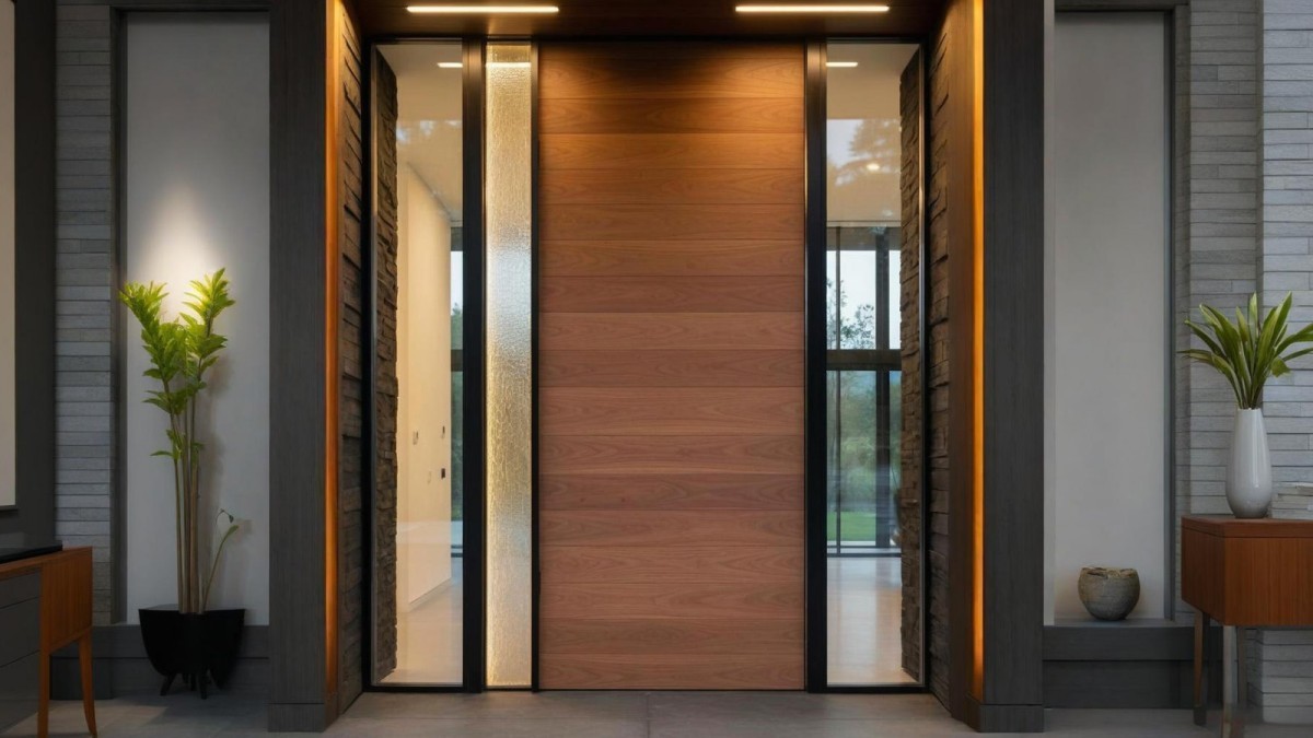 Korean-style stainless steel transfer texture door view 5