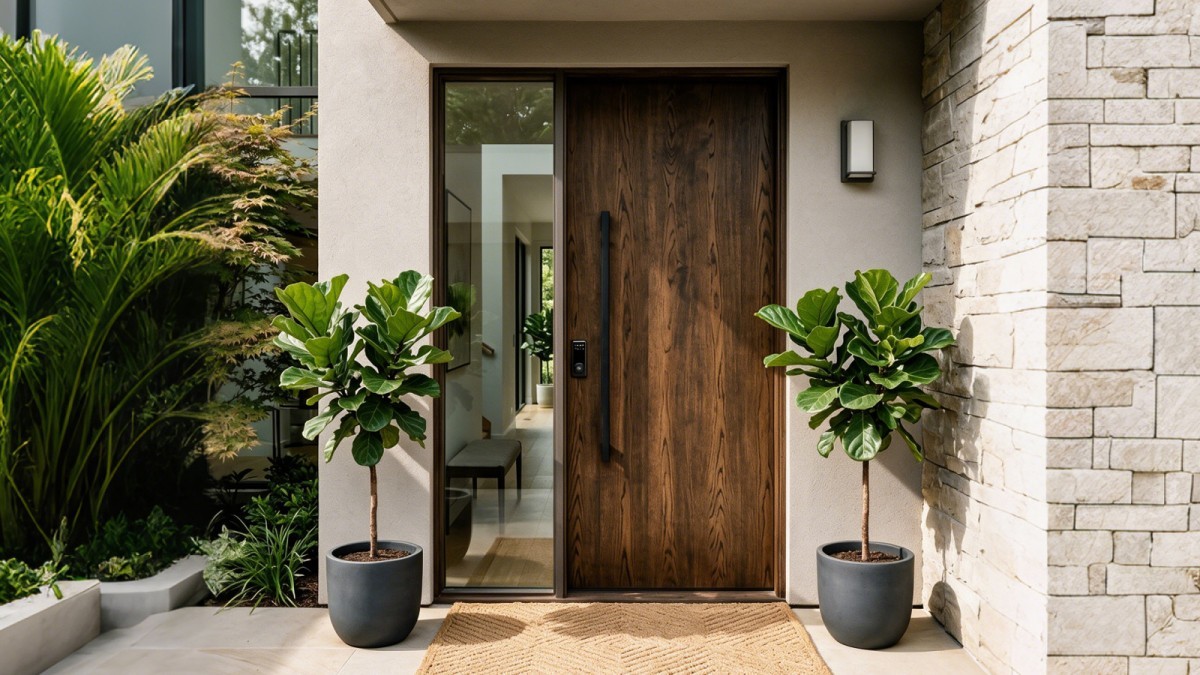 Korean-style stainless steel transfer texture door view 6