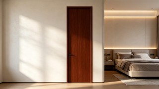 Custom Flat Panel Paint Free Interior Door for Apartment Projects