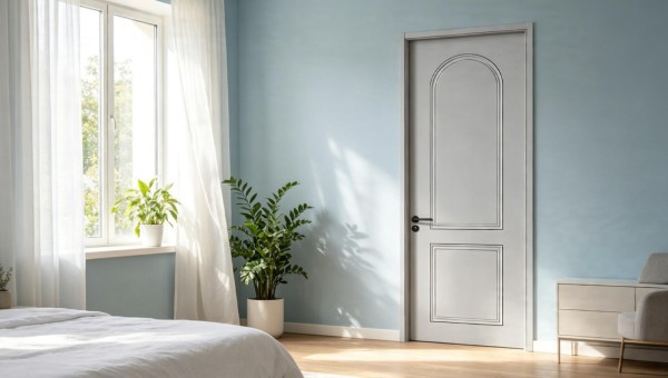 Custom Synchronized Embossed Paint Free Interior Door