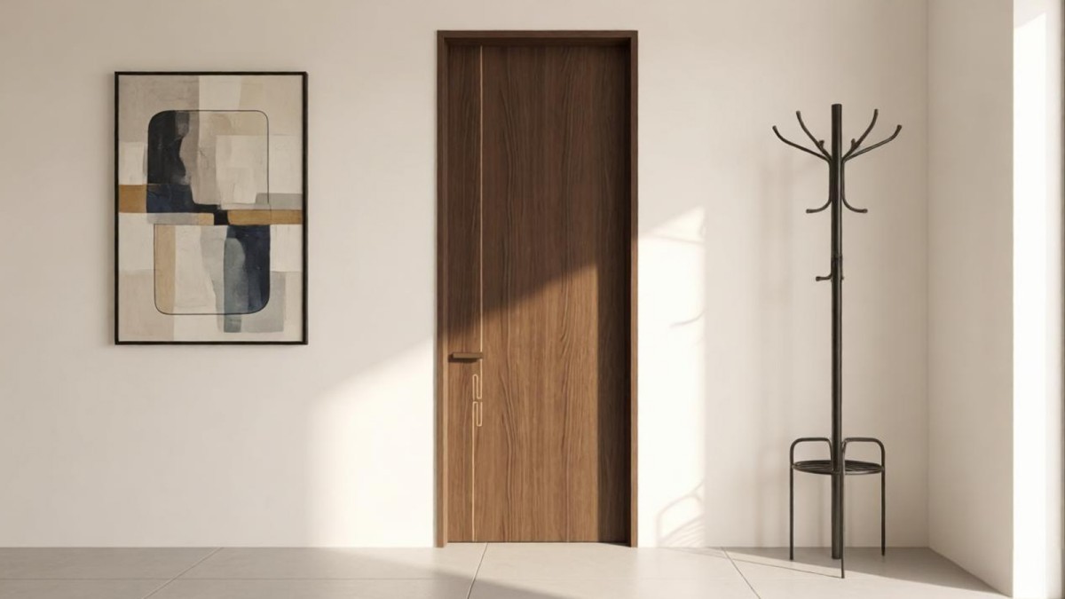 Micro inlay paint-free interior wood door view 6