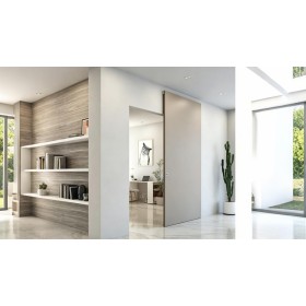 Custom Interior Ghost Door With Concealed Sliding Hardware