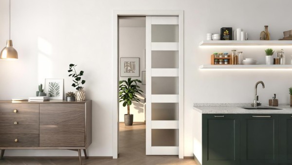 Micro-Gap Pocket Door With Concealed Hardware