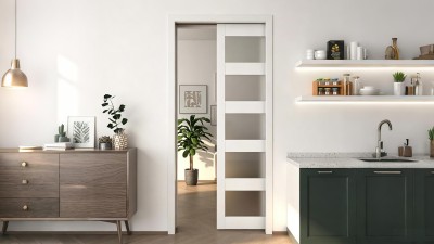 Micro-Gap Pocket Door With Concealed Hardware
