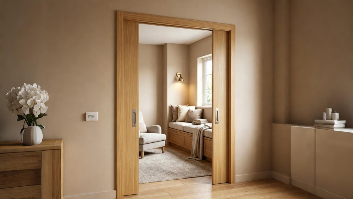 YE12 and YE11 pocket door hardware application