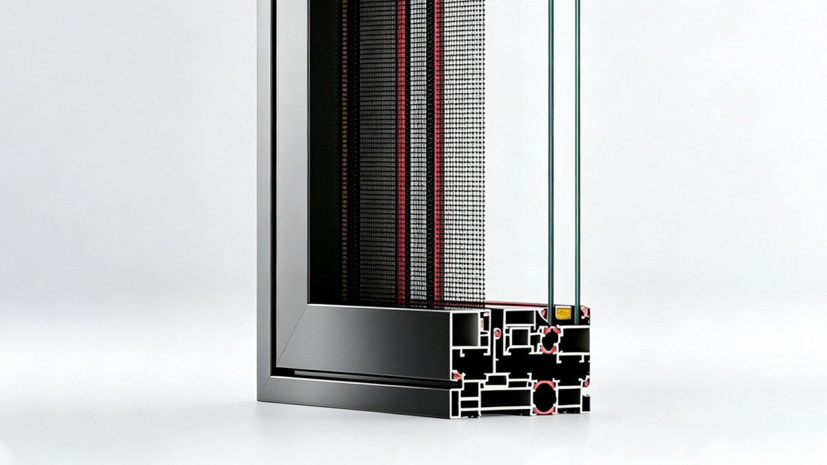 BC-120 passive concealed-drain casement window for storm zones and cold climates