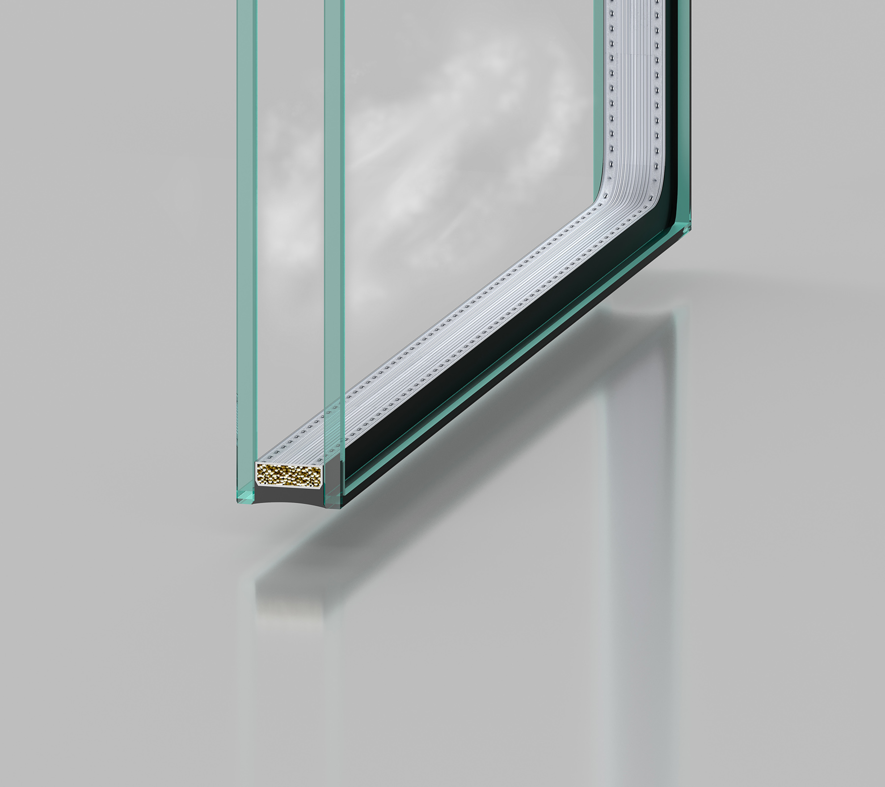 Double Silver Low-E Argon-Filled IGU