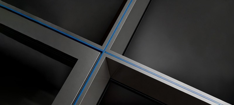 BC-110 110 millimeter multi-cavity aluminum frame section