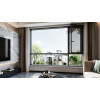 BC-110 Thermal Break Aluminum Casement Window with Integrated Screen