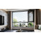 BC-110 Thermal Break Aluminum Casement Window with Integrated Screen