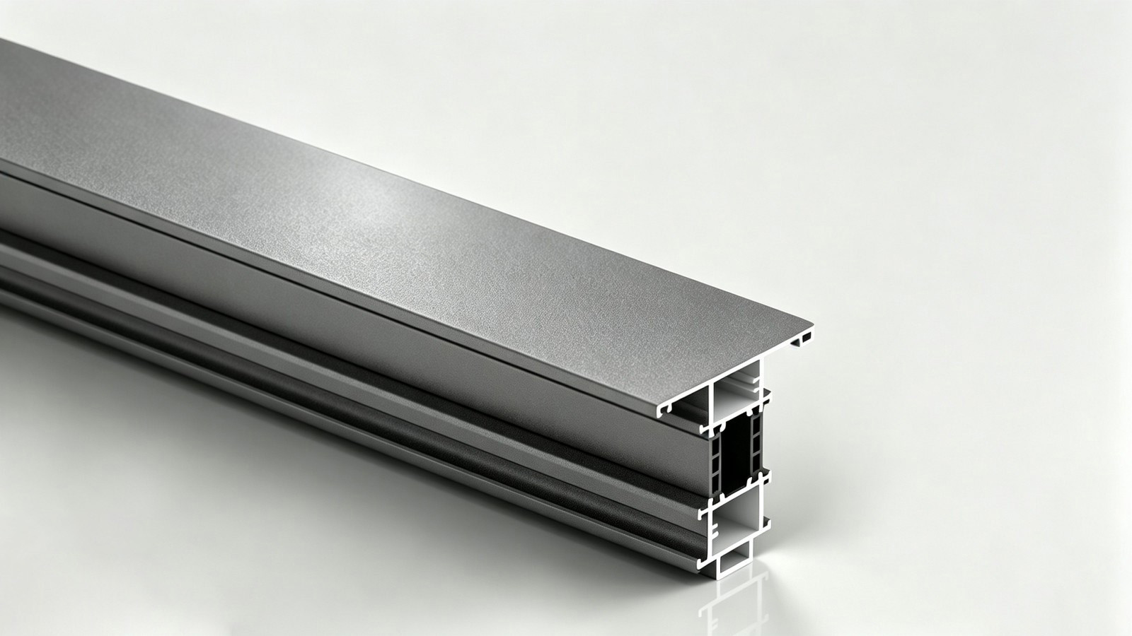 Sand Grain Grey architectural aluminum window finish