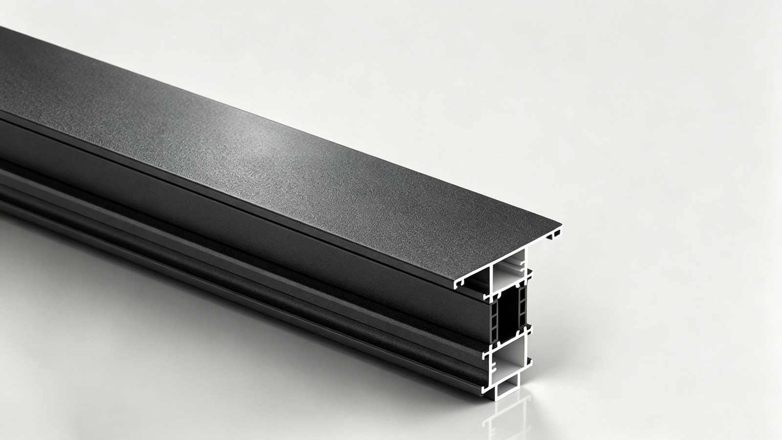 Flash Silver Black or Dark Basalt architectural aluminum window finish