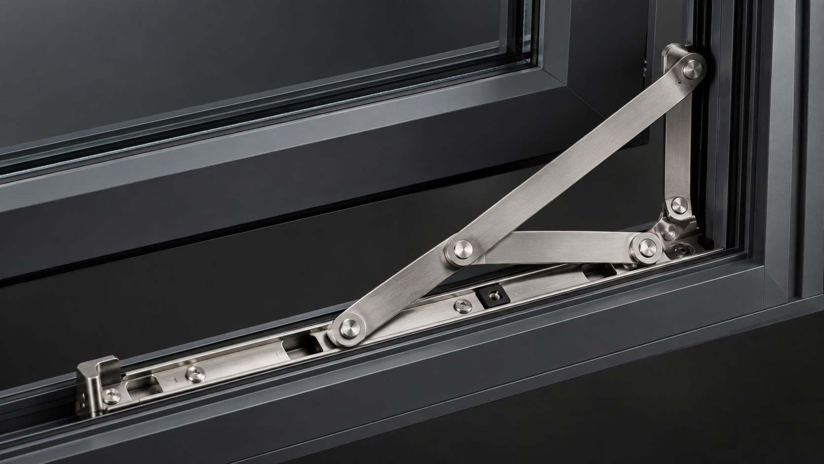 SINCEM 15-inch 304 stainless-steel heavy-duty friction stay