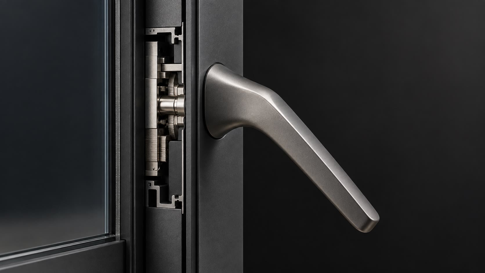 HOPPO and CMECH baseless minimalist casement window handle