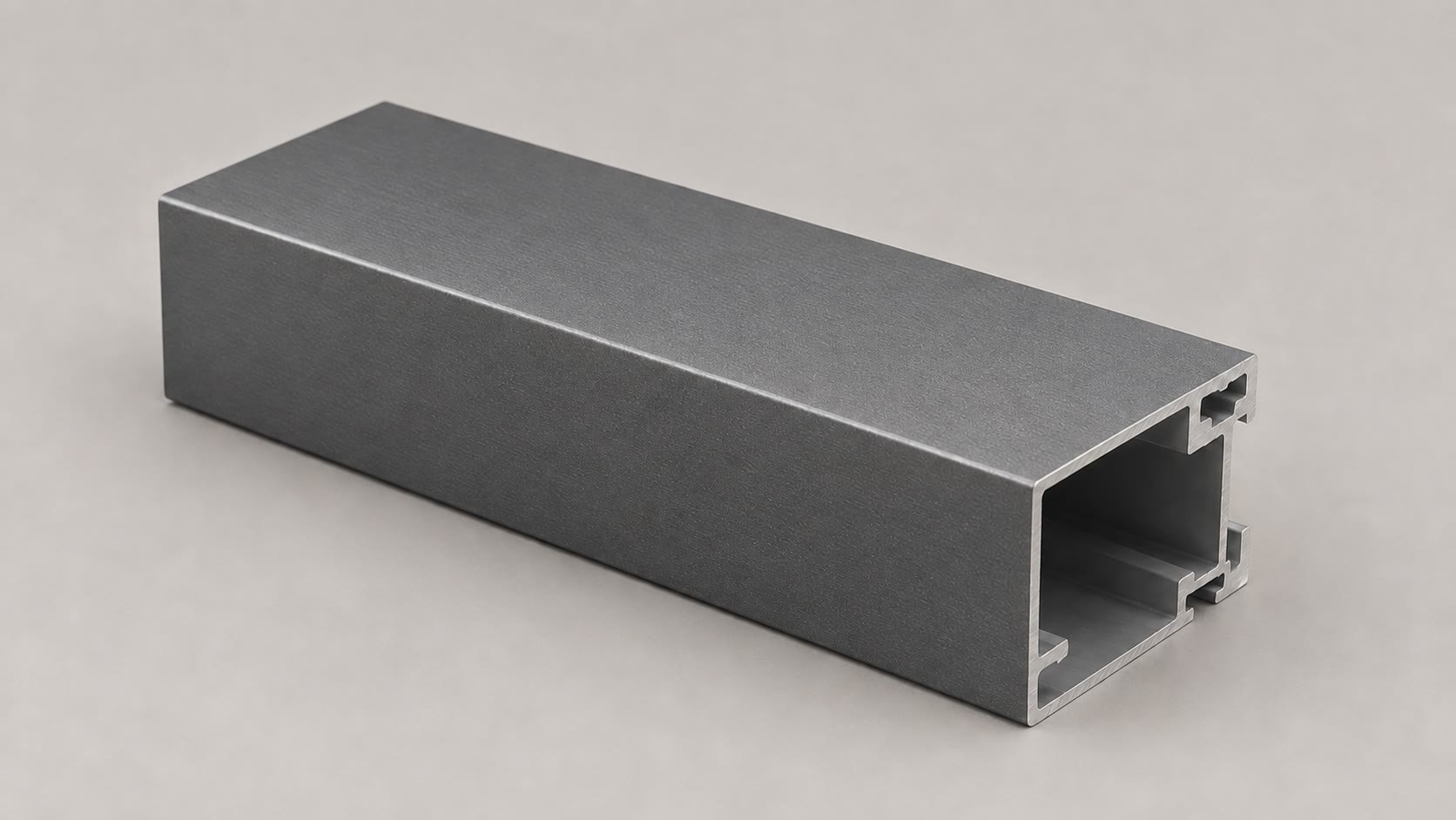 Metallic Grey architectural aluminum window finish