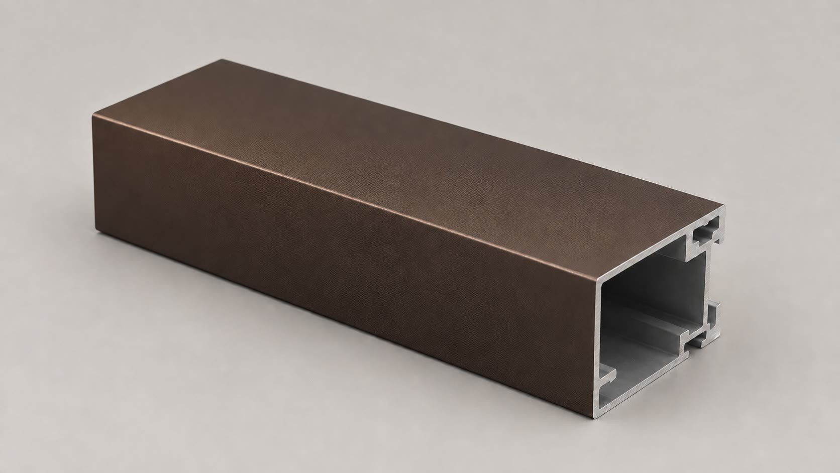 Metallic Coffee architectural aluminum window finish