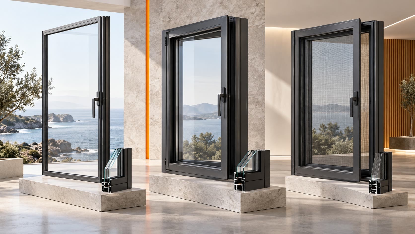 BC-115, BC-118 and BC-120 project-specific casement window configuration