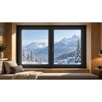 BC-S120 (CT120) 3-Track Thermal Break Aluminum Sliding Window