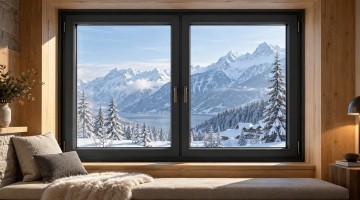BC-S120 (CT120) 3-Track Thermal Break Aluminum Sliding Window