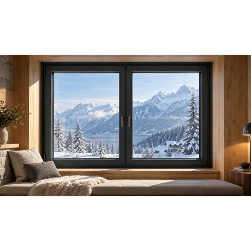 BC-S120 (CT120) 3-Track Thermal Break Aluminum Sliding Window