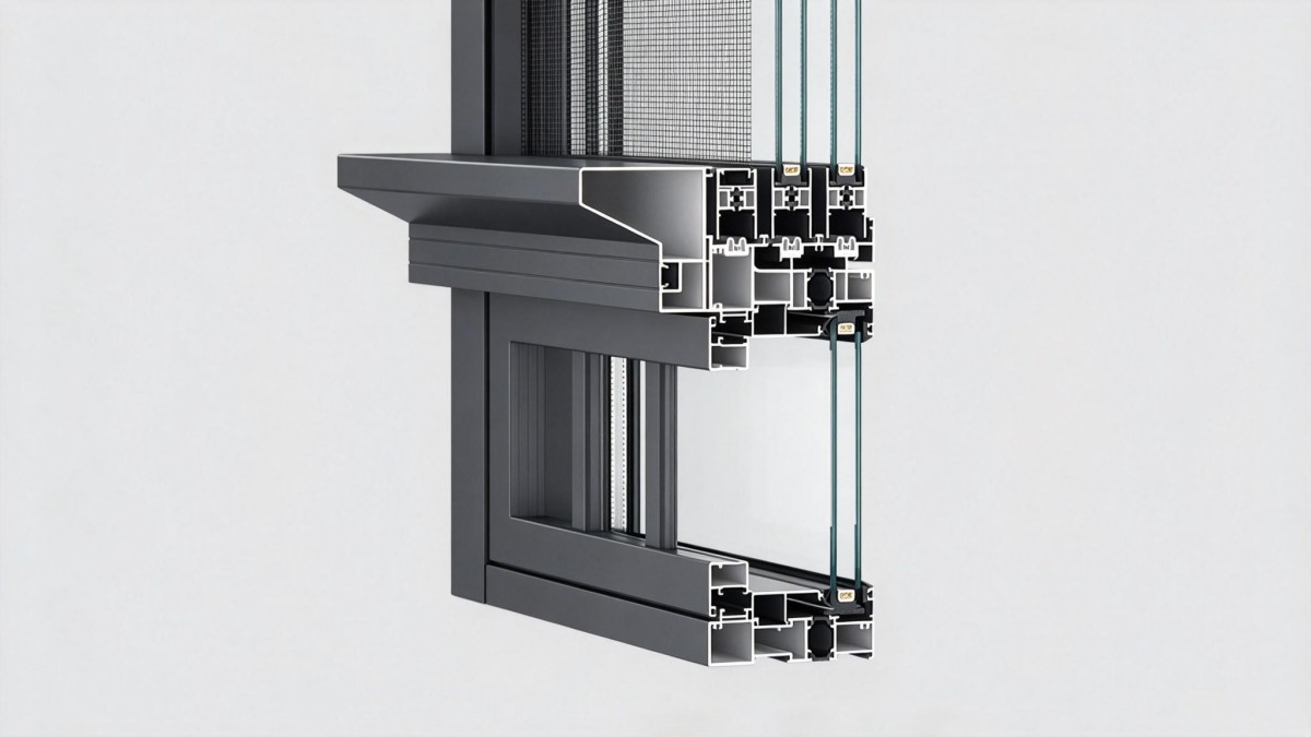 BC-S130 heavy-duty hurricane panoramic sliding system for coastal wind zones