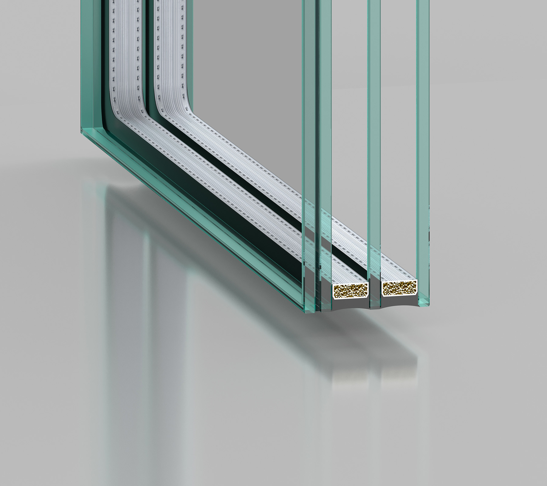 Guibao structural sealant and molecular-sieve insulated glass assembly