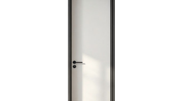 CNC Micro-Carved & Colored Aluminum-Wood Door