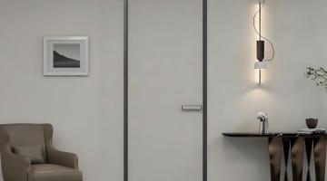 Coplanar Wall-Integrated Concealed Door