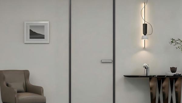 Coplanar Wall-Integrated Concealed Door
