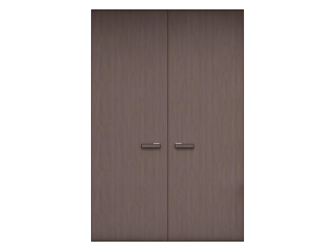 Concealed Aluminum-Wood Door with HPL Finish