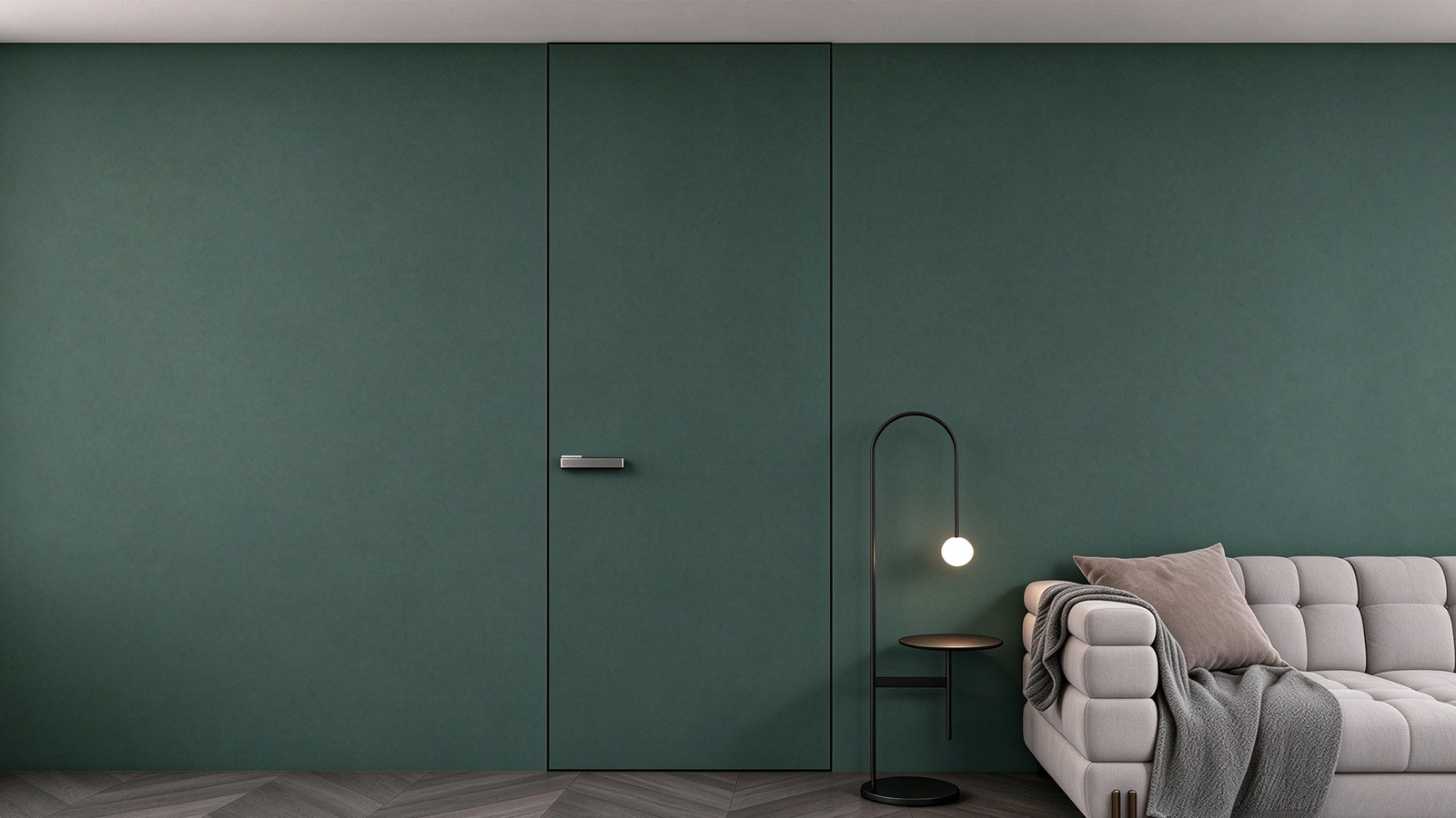 55 Ultra-Narrow Concealed Door