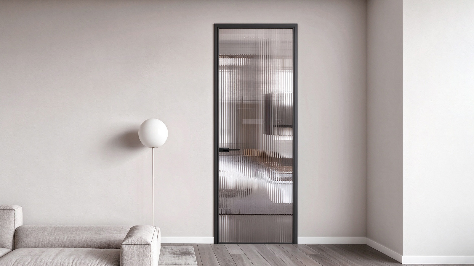 45 by 10 Slim Aluminum Glass Door