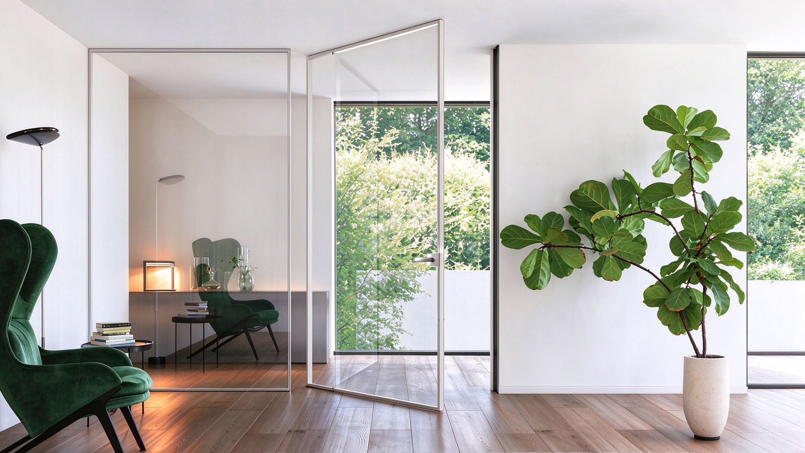 Architectural Aluminum Pivot Door System
