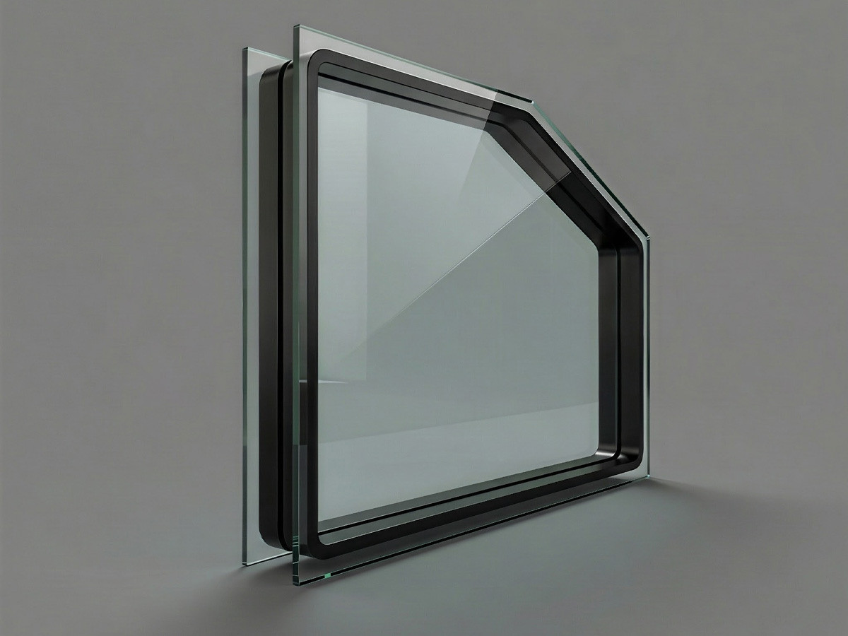 Low-E argon-filled insulating glass for K 2.2 thermal performance