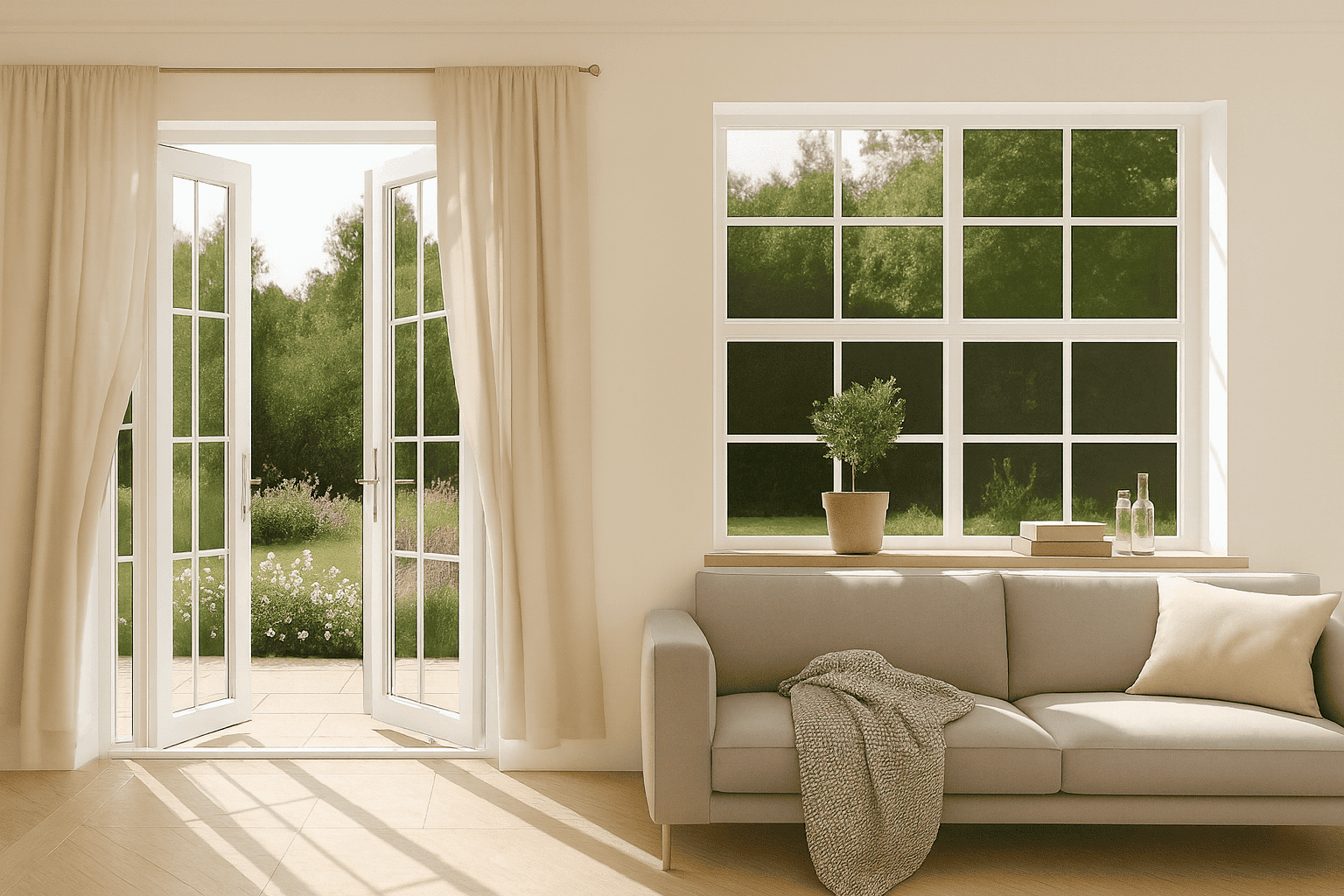 Двери из ПВХ премиум-класса для патио и наружных помещений: энергоэффективные и долговечные решения